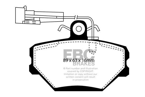 EBC Ultimax Front Brake Pads - DP1052
