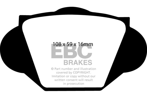 EBC Greenstuff Front Brake Pads - DP2109 - Discontinued
