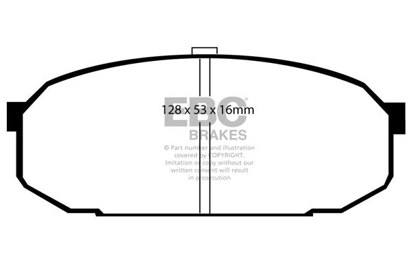 EBC Ultimax Front Brake Pads - DP1103