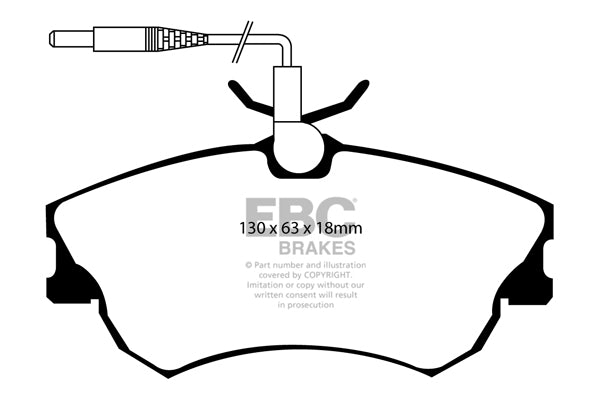 EBC Ultimax Front Brake Pads - DP1128
