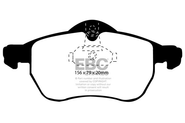 EBC Greenstuff Front Brake Pads - DP21183