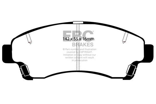 EBC Ultimax Front Brake Pads - DP1189