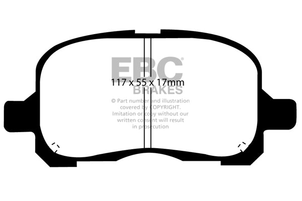 EBC Ultimax Front Brake Pads - DP1195