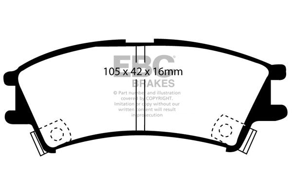 EBC Ultimax Front Brake Pads - DP1203