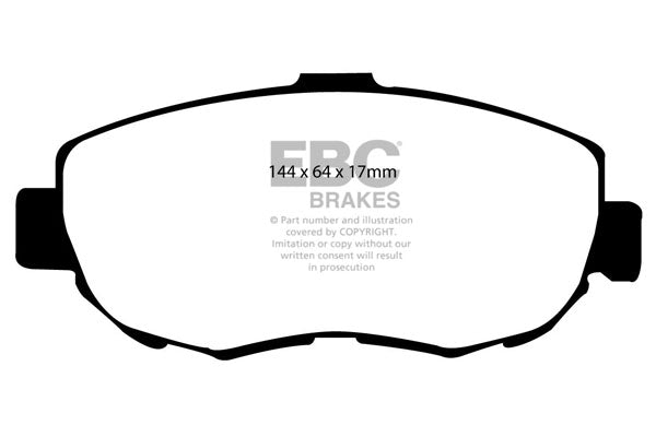 EBC Yellowstuff Front Brake Pads - DP41223R