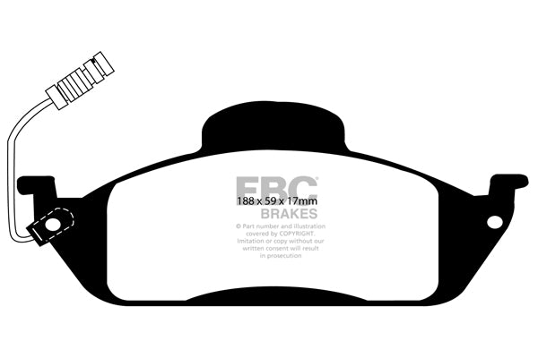 EBC Greenstuff Front Brake Pads - DP61232