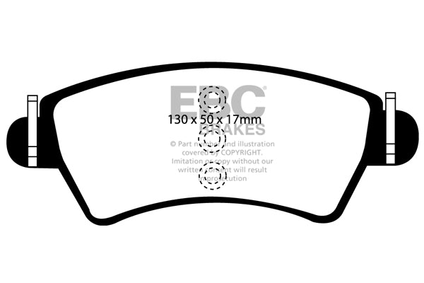 EBC Greenstuff Front Brake Pads - DP21234
