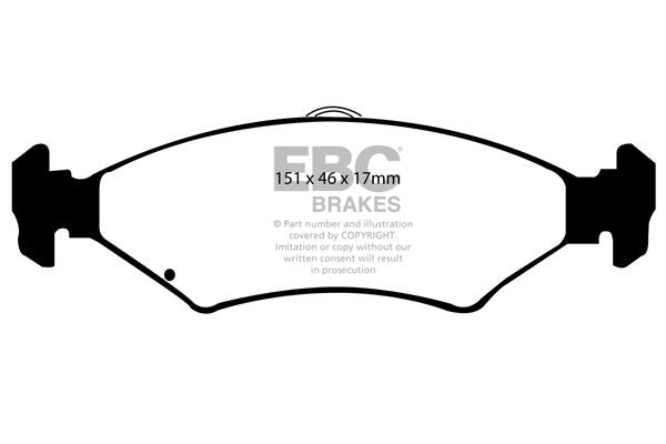 EBC Ultimax Front Brake Pads - DP1237