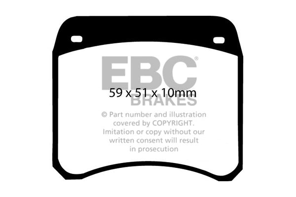 EBC Greenstuff Front Brake Pads - DP2128