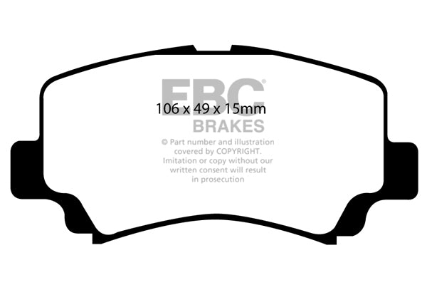 EBC Ultimax Front Brake Pads - DP1291