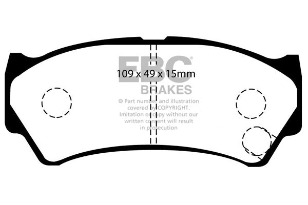 EBC Ultimax Front Brake Pads - DP1299