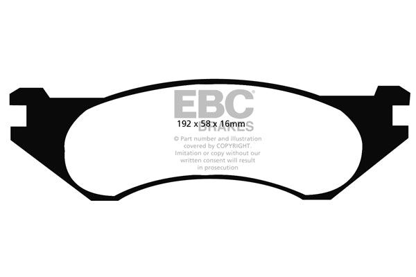 EBC Yellowstuff Front Brake Pads - DP41306R