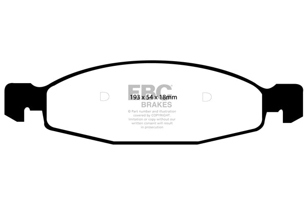 EBC Ultimax Front Brake Pads - DP1312