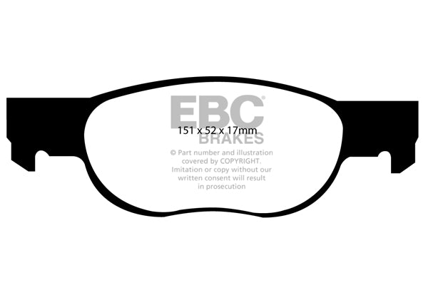 EBC Ultimax Front Brake Pads - DP1336