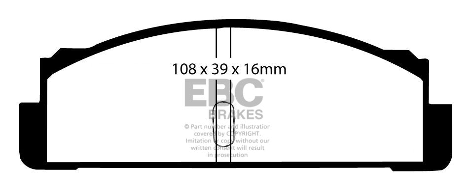 EBC Ultimax Front Brake Pads - DP133