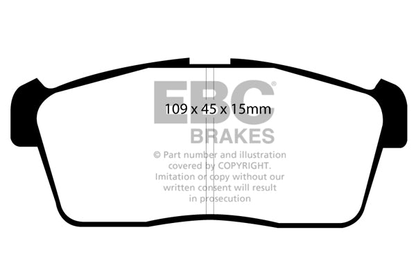 EBC Greenstuff Front Brake Pads - DP21344