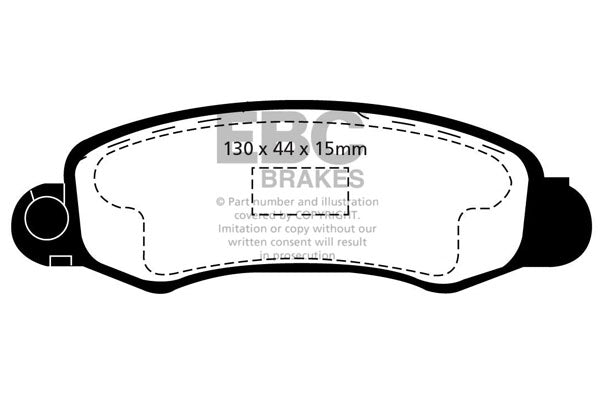 EBC Ultimax Front Brake Pads - DP1345