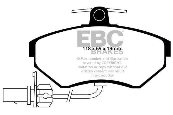 EBC Ultimax Front Brake Pads - DP1351