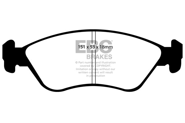 EBC Ultimax Front Brake Pads - DP1356
