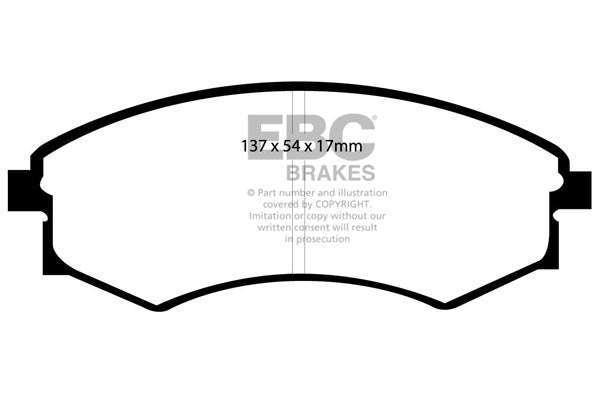 EBC Ultimax Front Brake Pads - DP1358
