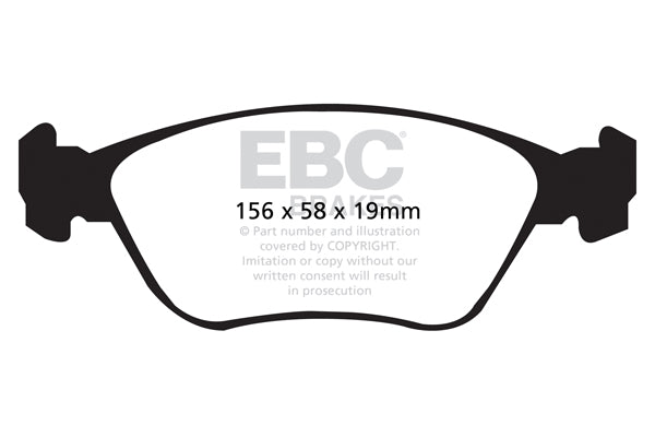 EBC Yellowstuff Front Brake Pads - DP41362R