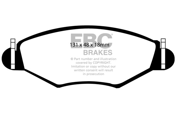 EBC Ultimax Front Brake Pads - DP1366