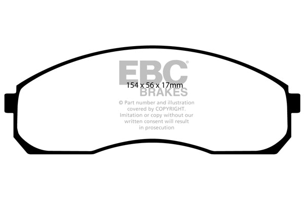 EBC Greenstuff Front Brake Pads - DP21423
