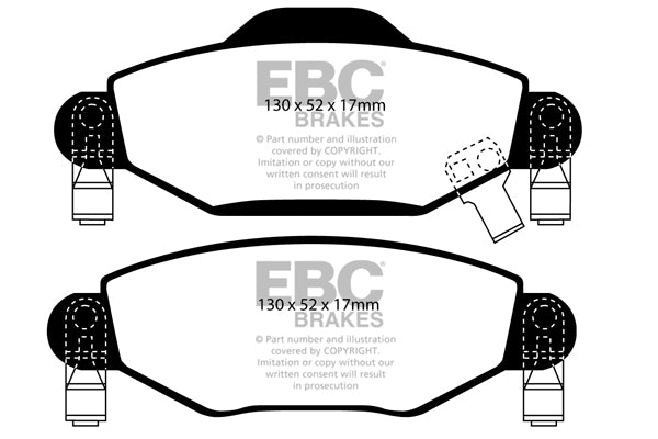 EBC Ultimax Front Brake Pads - DP1446