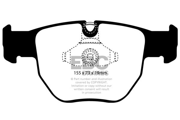 EBC Yellowstuff Front Brake Pads - DP41463R