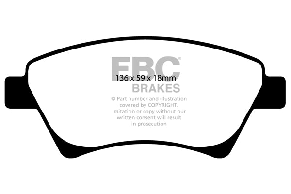 EBC Greenstuff Front Brake Pads - DP21468