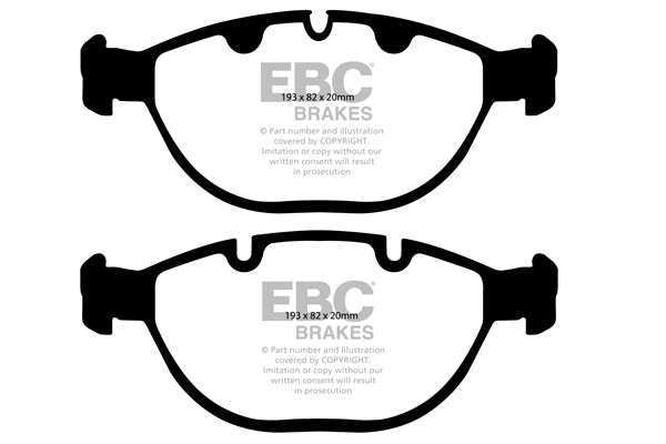EBC Yellowstuff Front Brake Pads - DP41472R