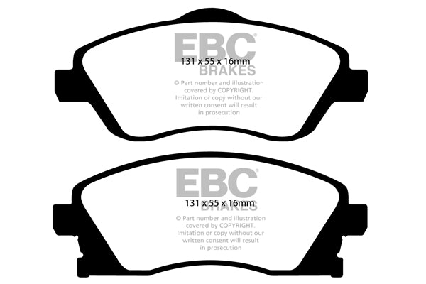EBC Greenstuff Front Brake Pads - DP21476