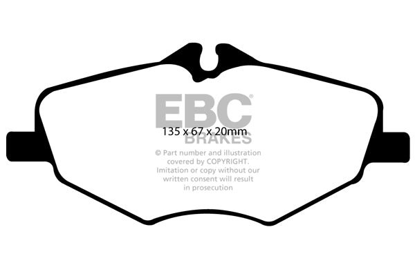 EBC Yellowstuff Front Brake Pads - DP41488R