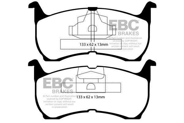 EBC Ultimax Front Brake Pads - DP1503