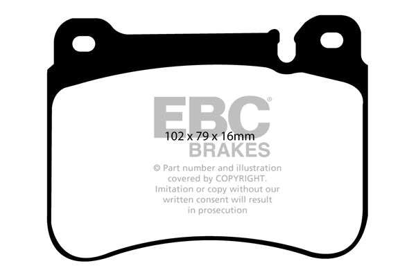 EBC Yellowstuff Front Brake Pads - DP41590R