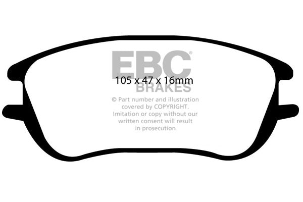 EBC Ultimax Front Brake Pads - DP1596