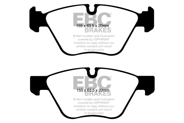EBC Yellowstuff Front Brake Pads - DP41600R