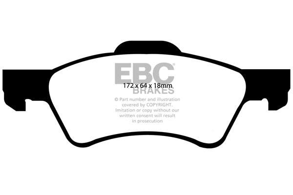 EBC Greenstuff Front Brake Pads - DP61613