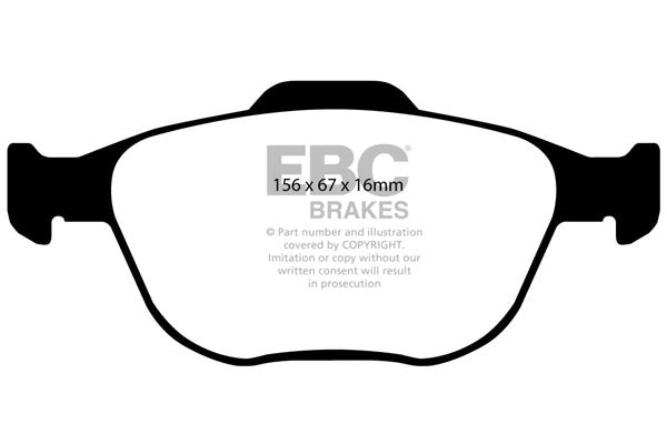 EBC Yellowstuff Front Brake Pads - DP41641R