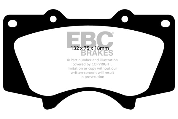 EBC Yellowstuff Front Brake Pads - DP41657R
