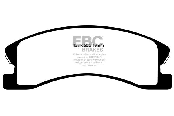 EBC Yellowstuff Front Brake Pads - DP41664R