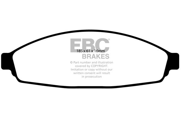 EBC Greenstuff Front Brake Pads - DP21676