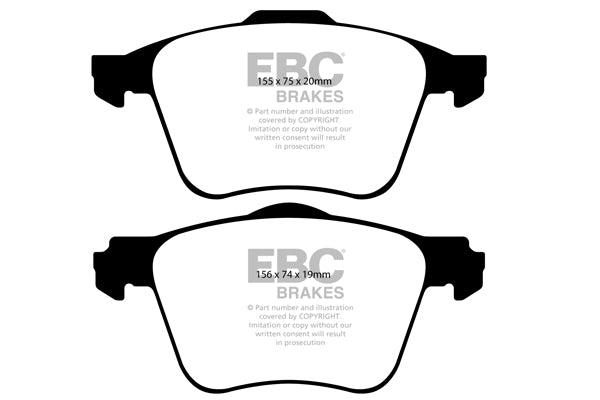 EBC Yellowstuff Front Brake Pads - DP41690R