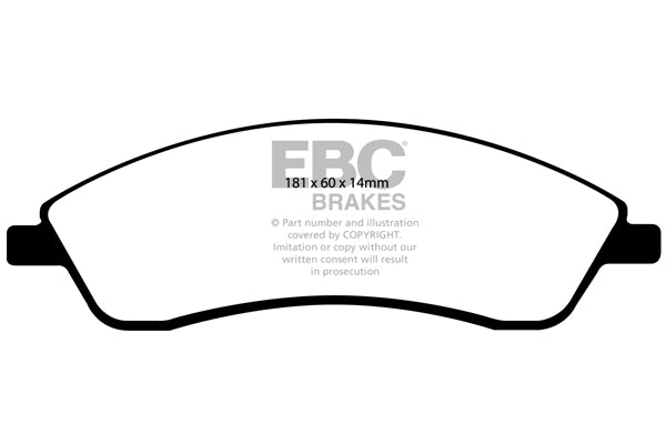 EBC Yellowstuff Front Brake Pads - DP41692R