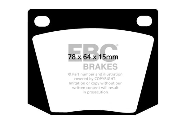 EBC Yellowstuff Front Brake Pads - DP4169R