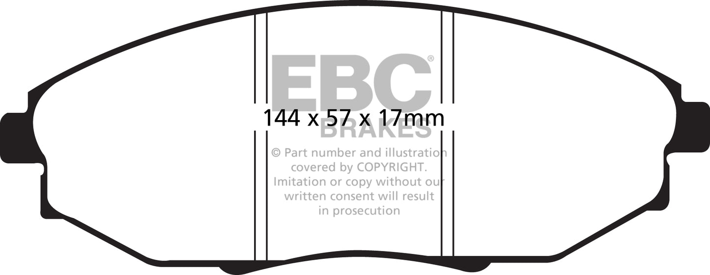 EBC Ultimax Front Brake Pads - DP1750