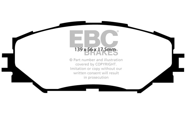 EBC Greenstuff Front Brake Pads - DP21791