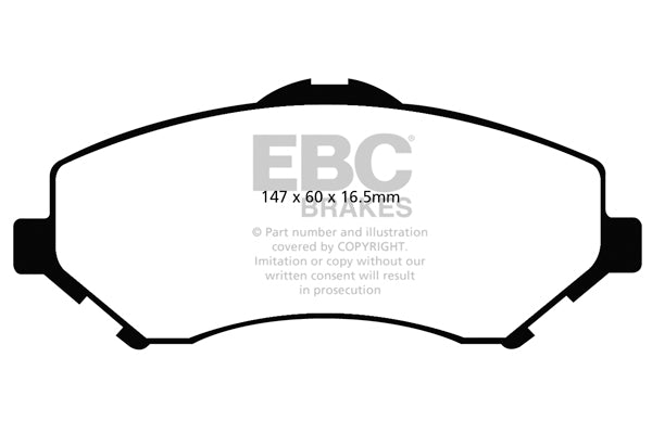 EBC Yellowstuff Front Brake Pads - DP41798R