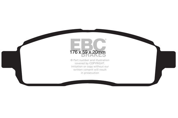 EBC Yellowstuff Front Brake Pads - DP41843R