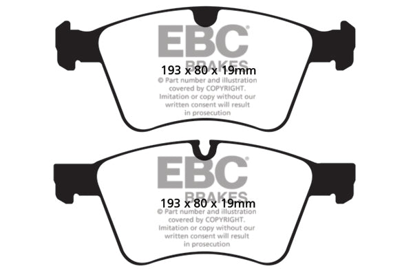 EBC Yellowstuff Front Brake Pads - DP41860R